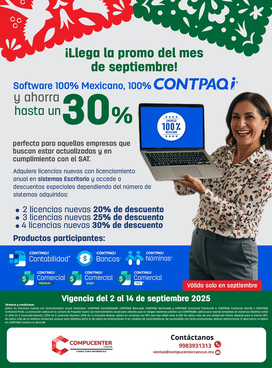 Promoción Escritorio con CONTPAQi®